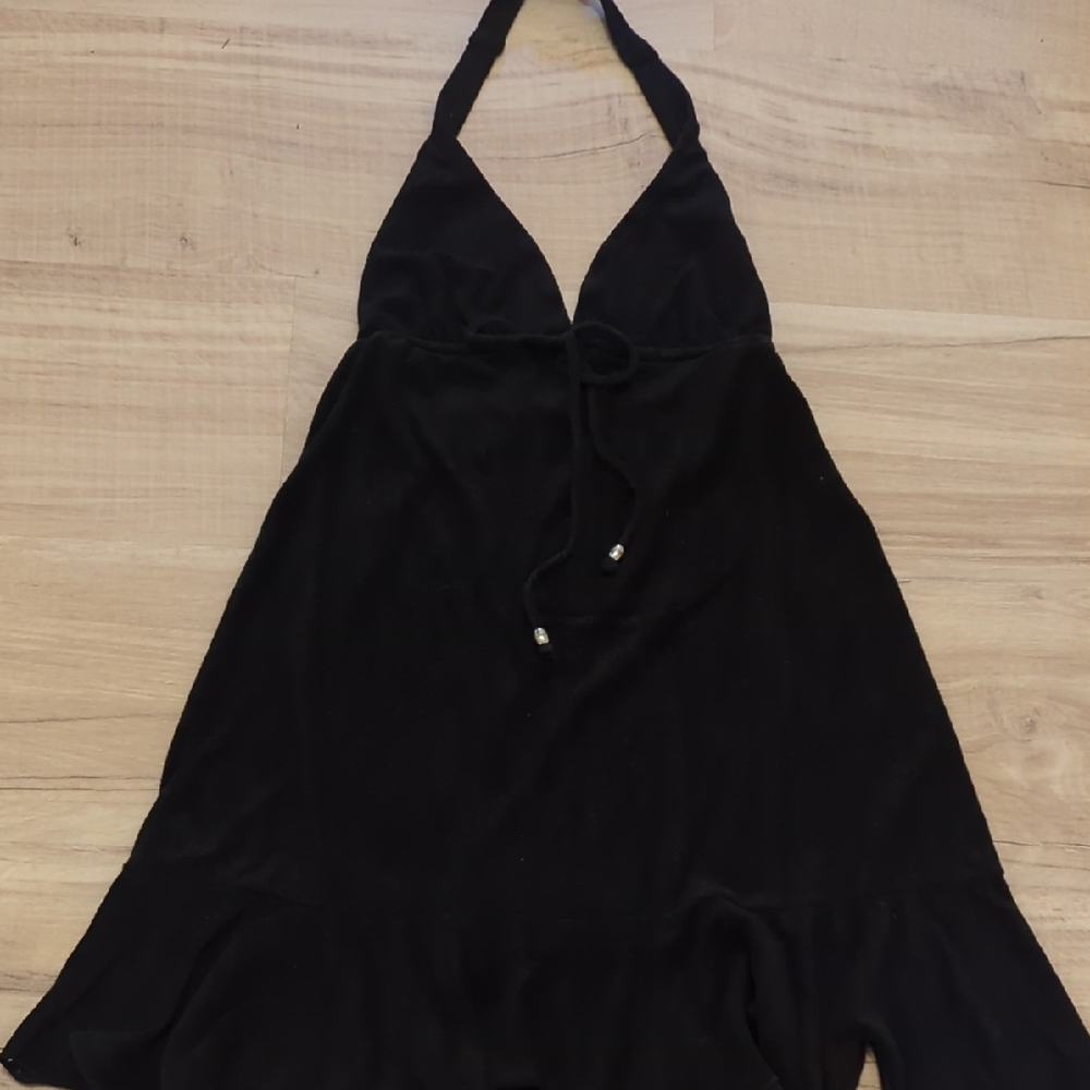 Sz M 8-10 Catalina Black Halter Dress